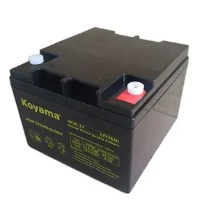 专业UPS铅酸电池12V26Ah VRLA AGM家用电器玩具应急照明电器工具厂NP26-12