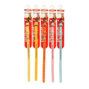 COLLARE PER GATTI IN ECOPELLE CON STRASS B - Product Image 1