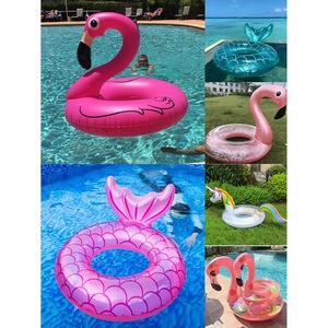 Flamingo y Sirena Inflables de PVC Ecológicos en Stock, Flotador Grande para Piscina para Adultos - Product Image 2