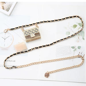 Altın Alaşımlı Zincir Bel Çantası Kutu Çanta Bel Zinciri Kemer Aksesuarları Kadın Moda Kişilik Çok Fonksiyonlu Kemer Bel Zinciri - Product Image 2