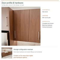 Meuble de cuisine moderne en bois massif avec portes à battants, aménagement en culisant, rangement par tiroirs, pour projets de maison et boîtes en panneaux mélaminés