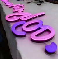 Enseigne lumineuse en acrylique haut de gamme enseigne lumineuse LED personnalisée enseigne lumineuse LED néon avec logo personnalisé extérieur intérieur