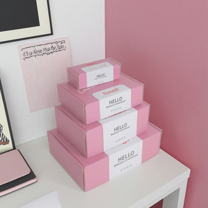 Scatola <span class=keywords><strong>di</strong></span> Spedizione E-commerce in Cartone Ondulato con Logo Personalizzato Stampato Materiali Riciclati Ecologici UV per Cosmetici - Product Image 6