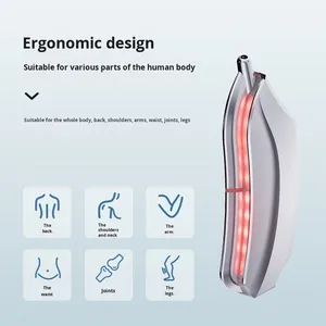 Coltello Elettrico per Fascia Muscolare, Strumento Gua Sha, Massaggiatore per <span class=keywords><strong>Collo</strong></span>, Microcorrente EMS, Compressione a Caldo, Vibrazione, Regolazione a 3 Livelli, Allevia il Dolore - Product Image 3