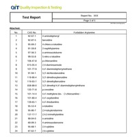 Informe de Contenido de Fibras Textiles Certificado EN ISO 1833 para Control de Calidad, Cobertura UE, Plazo de Entrega de 5 Días, Laboratorio Integral