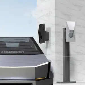 2024 신제품 자동차 액세서리 테슬라 사이버 트럭 벽 마운트 커넥터 브래킷 충전기 홀더를 위한 보호 충전
