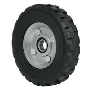 Fiero RD-61 6 'gomma piena ruota un cuscinetto piatto stile libero per il trasporto per le industrie agricole PP/acciaio/materiale plastico - Product Image 1