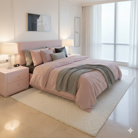Lit compressé en velours côtelé confortable et minimaliste italien pour salon et chambre à coucher |   Compression d'expédition durable et écologique