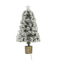 Décorations de Noël en gros de haute qualité, 60 cm, LED premium, écologiques, flocons de neige colorés lumineux, fibres optiques clignotantes