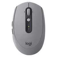 Logitech M590 Mouse nirkabel kantor, Mouse bisu putih dengan penerima 2.4G nirkabel