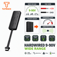 Traceur GPS pour moto, scooter, voiture, véhicule, avec alarme de vibration et de survitesse, à alimentation filaire 9-90V, pour déploiement sur serveur privé à large portée