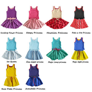 HIPPO ENFANTS été nouveau bébé filles costumes haute qualité OEM Yoga ensemble 2 pièces princesse enfants vêtements de sport vêtements tenues - Product Image 2