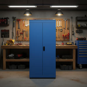 Base Fervi para Torno, Mueble Metálico de 80 cm de Ancho, Unidad de Almacenamiento para Taller - Product Image 3