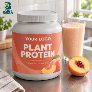 Fabricant de poudre de protéines végétales halal en emballage en sachet, personnalisation de la saveur OEM - Product Image 1