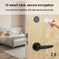 Cerradura Electrónica Inteligente de Seguridad para Puerta de Habitación de Hotel, con Tarjeta Magnética RFID, Aleación de Aluminio, con SDK y Sistema de Software Gratuito