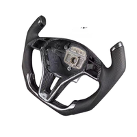 Volant en cuir et fibre de carbone pour Mercedes Benz Classe A/Classe C/Classe E F1 Racing W205/W204/W218/W212/GLK