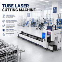 Accessoires auxiliaires complets pour découpe laser de tubes métalliques CNC pour l'atelier de fabrication métallique