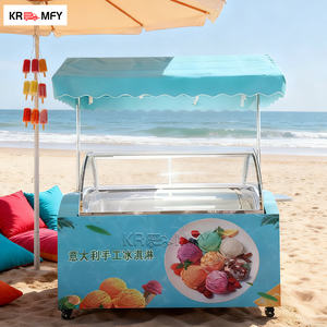 Remolque Triciclo 2025, Venta de Camioneta de Comida Eléctrica Tipo Tuktuk, Quiosco Comercial, Carrito de Helados Italiano - Product Image 2