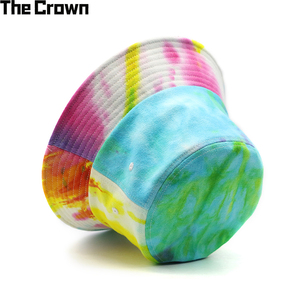 Casquette Bob Tie-Dye Personnalisable avec Logo – Colorée et Vibrante, Style Pêcheur, Motif Arc-en-Ciel Éclatant, Streetwear, Festival, Vente en Gros - Product Image 3