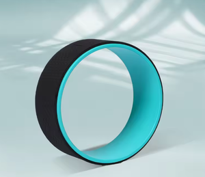 Ruota per <span class=keywords><strong>Yoga</strong></span> Professionale Personalizzata, Morbida, Robusta e Antiscivolo con Curva Posteriore per Allenamento Addominali, Flessibilità e Supporto Lombare (32cm) - Product Image 2