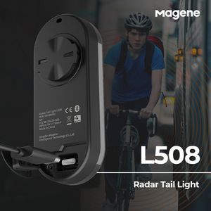 Feu arrière <span class=keywords><strong>radar</strong></span> intelligent Magene L508 pour vélo de <span class=keywords><strong>route</strong></span>, avec détection de freinage et lumière d'avertissement haute luminosité pour la conduite nocturne - Product Image 2