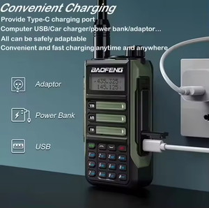Walkie Talkie <span class=keywords><strong>BaoFeng</strong></span> UV-16 de Alta Potencia, Resistente al Agua y al Polvo, UV1, Comunicación Encriptada de Doble Banda, Linterna Potente - Product Image 5