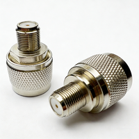 Adaptateur coaxial RF en laiton, prise mâle de type N vers prise femelle de type F |   Connecteur adaptateur pour câble coaxial, routeur, antenne TV