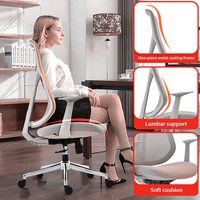 Chaise de bureau ergonomique rose d'appoint Chaise de visiteur en maille confortable pour la maison pour les clients en attente Mobilier de bureau en gros