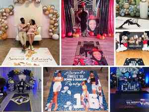 Floor Decal Happy 30Th Banner Party Decor Event Planner Decoration Step and <b>Repeat</b> Birthday Backdrop - Product Image 6