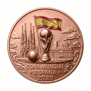 Pièce <span class=keywords><strong>de</strong></span> monnaie commémorative <span class=keywords><strong>de</strong></span> <span class=keywords><strong>football</strong></span> mondial <span class=keywords><strong>2026</strong></span> en cuivre pur <span class=keywords><strong>de</strong></span> 1 oz, objet <span class=keywords><strong>de</strong></span> collection sur le thème <span class=keywords><strong>du</strong></span> <span class=keywords><strong>football</strong></span> avec impression UV et motif animalier - Product Image 1
