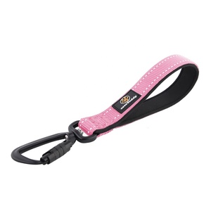 Con Chó Lớn Ngắn Dẫn Tab Dây Xích Với Hàng Không Nhôm Hợp Kim Móc Mới Nhất Phát Triển 8 Inch Nhà Sản Xuất Đa Chức Năng Rắn - Product Image 2