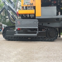 Foreuse rotative sur chenilles Blurbly BL35A DIesel, diamètre de forage de 80 à 127 mm, profondeur maximale de 27 m, pour l'exploitation minière d'or et le forage de trous de tir dans les carrières