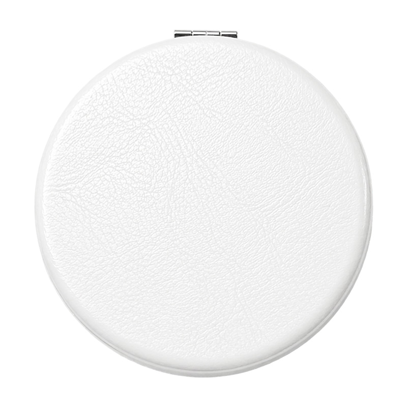 White Round Compact Mirror 60