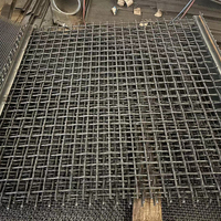 Hochbelastbares Manganstahl-Vibrationssiebgewebe mit Hakenrand, kundenspezifische Größe für Bergbau- und Steinbruchsiebe, OEM, niedrige Mindestbestellmenge