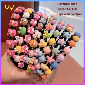 Sanrio Strawberry Bear Cartoon Animal Antideslizante Accesorios para el cabello Niñas Flequillo Aro para el cabello Diadema para niños para bebé - Product Image 2