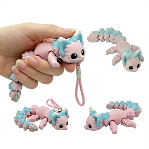 Nouvelle conception 2026 : Poupée articulée renard en PLA imprimée en 3D, jouet pour filles, breloque pour sac à dos de maternité, décoration intérieure - Product Image 1