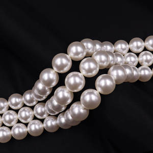 18 mét pha lê trắng <span class=keywords><strong>Loose</strong></span> ngọc trai đối với trang sức làm 650 số lượng lớn Glass Bead bởi chuyên nghiệp Glass Bead các nhà sản xuất - Product Image 2