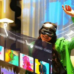 Gafas de Video Inteligentes GOOVIS G3X Pro con Pantalla OLED Montada en la Cabeza para Películas y Oficina, Material Plástico Resistente - Product Image 2