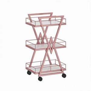 Z Component Black White Multi-Function Salon <b>Trolley</b> Cart with Metal Frame Modern Design for Nail Salon Pedicure - Product Image 2