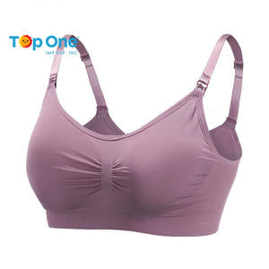 TopOne soutien-gorge d'allaitement post-partum soutien-gorge de distribution sans fil sans couture soutien-gorge d'allaitement de maternité sans trace pour les femmes enceintes - Product Image 3