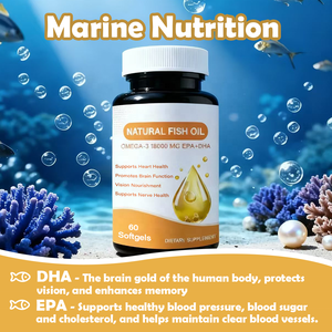 Compléments alimentaires à base d'huile de poisson de haute mer en capsules molles, oméga <span class=keywords><strong>3</strong></span>, capsules d'huile de poisson oméga <span class=keywords><strong>3</strong></span>, renforcement de l'immunité, OEM/ODM - Product Image 2