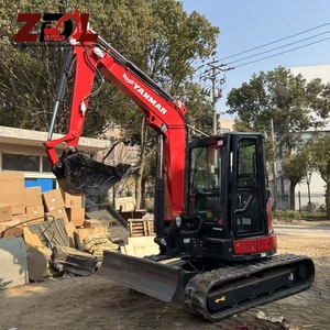 Mini-excavatrice hydraulique sur chenilles d'occasion Yanmar Vio55, 5,5 tonnes, pour usage agricole (Yanmar 55, 60, 80) - Product Image 6