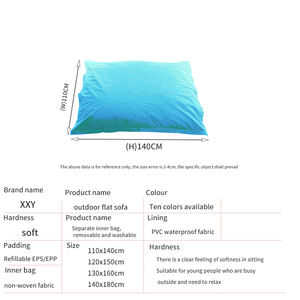 IStapromo Gifts Excluding Fillers Square Design Oxford Fabric Lazy <b>Bean</b> <b>Bag</b> Sofa with Environmentally Friendly Particles - Product Image 5