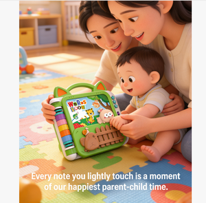 Livre sonore interactif pour enfants, livre de mots parlants imprimé sur mesure, jouet éducatif pour tout-petits - Product Image 4