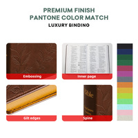 Bible chrétienne précieuse et pratique, impression efficace, couverture personnalisée, durable, compacte, pour les seniors