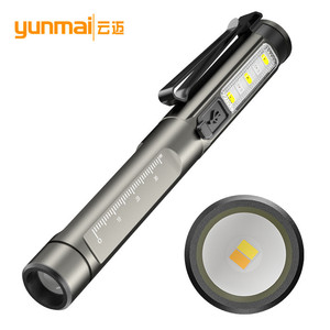 ไฟฉายปากกา T004 DT005 ชาร์จไฟได้พร้อมคลิปหนีบ แสงยูวี ไฟฉาย LED แบบพกพาขนาดกะทัดรัด ชาร์จแบบ Type C - Product Image 2