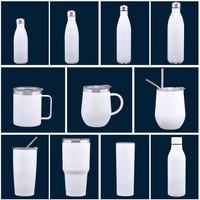 Tasse Bébé Thermos en Acier Inoxydable Très Vendue, Bouteille d'Eau Vierge de Voyage pour Sublimation