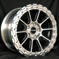 Jantes forgées sur mesure en alliage d'aluminium Beadlock Drag Racing 5x114.3 5x120 pour Corvette C7 C8 Audi R8 Hellcat GTR BMW M5 F80 F82