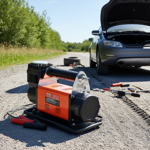 Compressore d'aria portatile per pneumatici auto 12V 7.06CFM 150PSI monocilindrico - Product Image 2