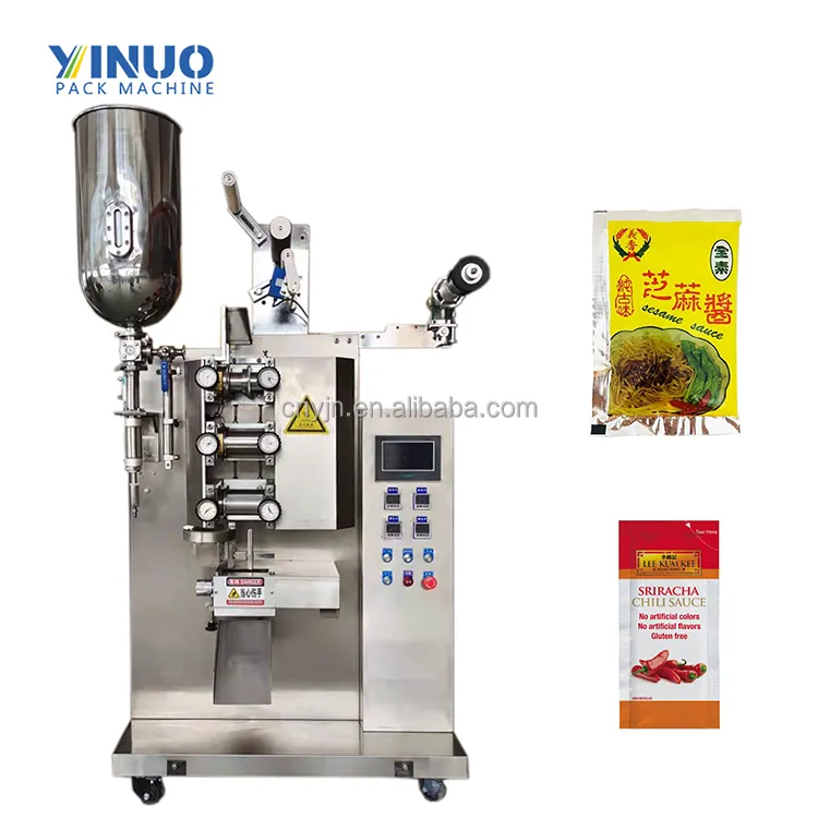 Fully Automatic Small Sachet Three Side Seal Bag Granule Sugar Packing Vertical Form Bag Filling And Sealing Machine